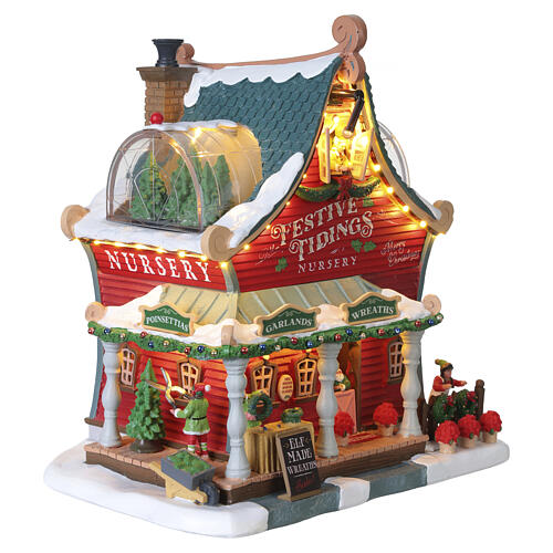 Festive Tidings Nursery beleuchtetes Gebäude Lemax Santa's Wonderland 22x21x16 cm - 55350 4