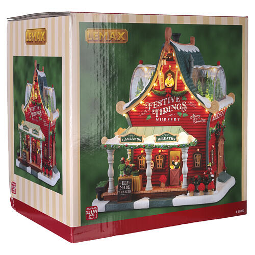 Festive Tidings Nursery beleuchtetes Gebäude Lemax Santa's Wonderland 22x21x16 cm - 55350 7