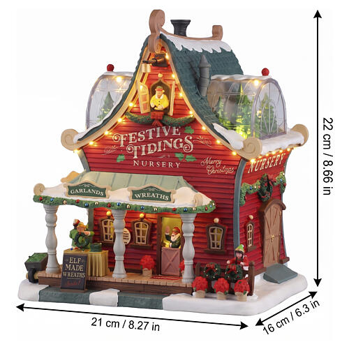 Festive Tidings Nursery edificio illuminato Lemax Santa'S Wonderland 22x21x16 cm - 55350 2
