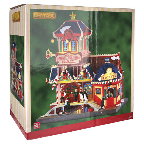 Wonderland Rail beleuchtetes Gebäude Lemax Santa's Wonderland 24x22x15 cm - 55351 7