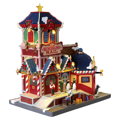 Wonderland Rail edificio illuminato Lemax Santa'S Wonderland 24x22x15 cm - 55351 4