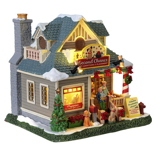 Second Chance Pet Adoptions & Placement edificio illuminato Lemax Caddington Village 17x19x16 cm - 55353 4