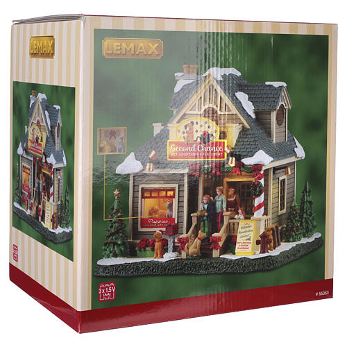 Second Chance Pet Adoptions & Placement edificio illuminato Lemax Caddington Village 17x19x16 cm - 55353 7