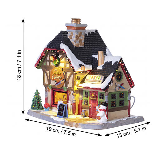 The Creative Cottage beleuchtetes Gebäude Lemax Caddington Village 18x19x13 cm - 55354 3