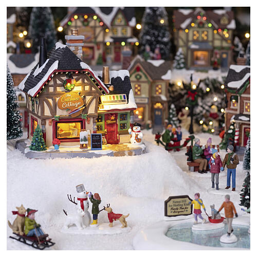 The Creative Cottage edificio illuminato Lemax Caddington Village 18x19x13cm - 55354 2