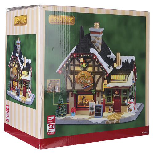 The Creative Cottage edificio illuminato Lemax Caddington Village 18x19x13cm - 55354 7