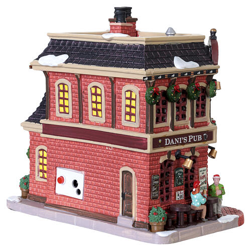 Dani’s Pub bâtiment éclairé Lemax Caddington Village 18x19x12 cm - 55356 5