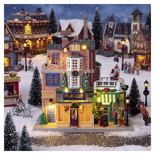 Olde City Art Gallery beleuchtetes Gebäude Lemax Caddington Village 20x21x13 cm - 65527 2