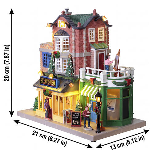 Olde City Art Gallery beleuchtetes Gebäude Lemax Caddington Village 20x21x13 cm - 65527 3