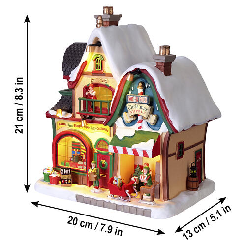North Pole Christmas Supply beleuchtetes Gebäude Lemax Santa's Wonderland 21x20x13 cm - 65529 3