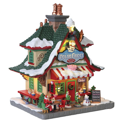 Polar Frost Ice Cream Parlor beleuchtetes Gebäude Lemax Santa's Wonderland 21x18x14 cm - 65531 4