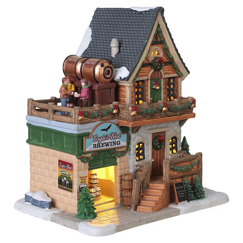 Eagle's Nest Brewing beleuchtetes Gebäude Lemax Vail Village 19x18x13 cm - 65534 4