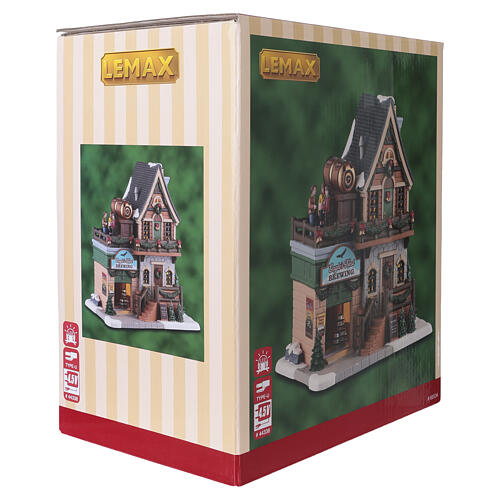 Eagle's Nest Brewing edificio illuminato Lemax Vail Village 19x18x13 cm - 65534 7