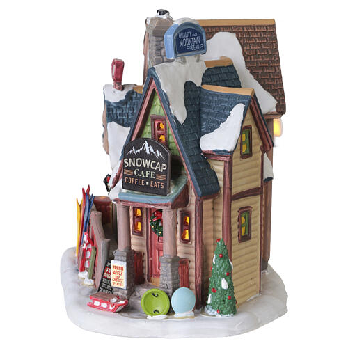 Bighorn Peak Mountain Sports Snow Gear beleuchtetes Gebäude Lemax Vail Village 15x18x12 cm - 65536 4