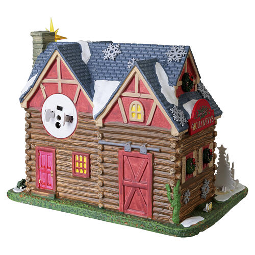 Holly & Ivy's Christmas Yard Décor edificio illuminato Lemax Vail Village 17x20x14 cm - 65537 7