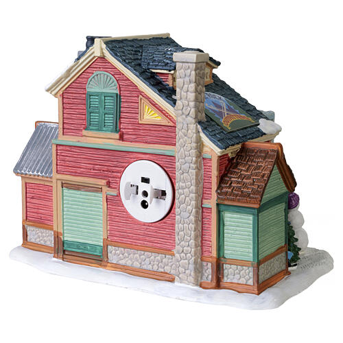 Castle Rock Ski Outfitters edificio illuminato Lemax Vail Village 16x11x14 cm - 65540 5