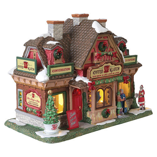 Coffee Klatch edificio illuminato Lemax Caddington Village 17x21x11 cm - 65541 5