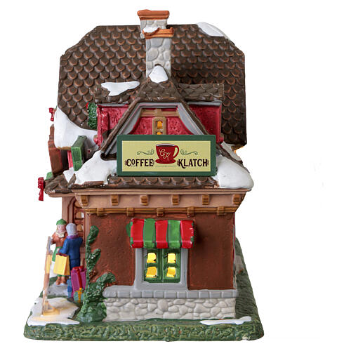 Coffee Klatch edificio illuminato Lemax Caddington Village 17x21x11 cm - 65541 6