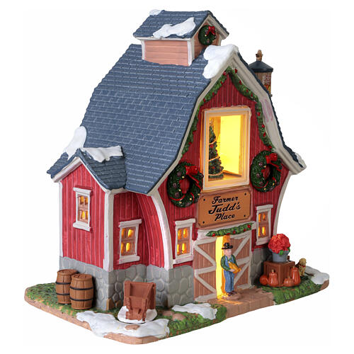 Farmer Judd's Place beleuchtetes Gebäude Lemax Harvest Crossing 20x20x13 cm - 65544 5
