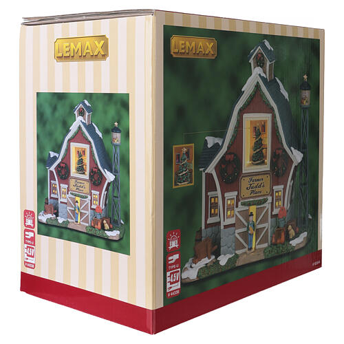 Farmer Judd's Place edificio illuminato Lemax Harvest Crossing 20x20x13 cm - 65544 9