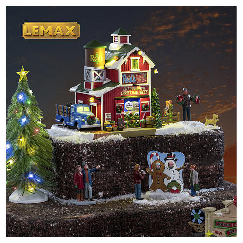 Rockin' Hoppin' Records beleuchtetes Gebäude Lemax Harvest Crossing 17x17x12 cm - 65545 6