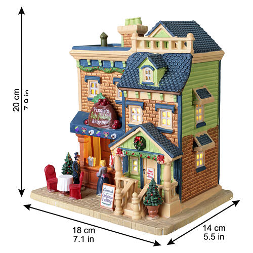 Fergie's Figgy Pudding Shoppe beleuchtetes Gebäude Lemax Caddington Village 20x18x14 cm - 65546 3