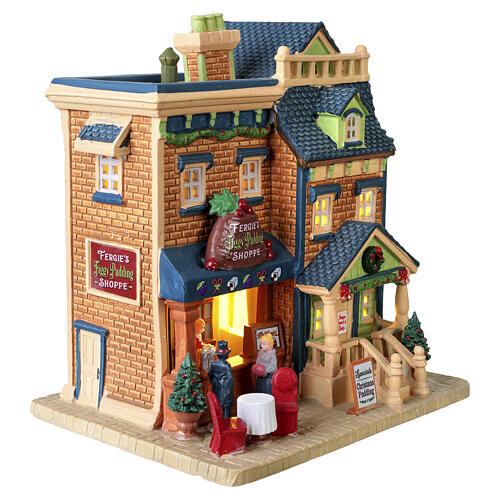 Fergie's Figgy Pudding Shoppe beleuchtetes Gebäude Lemax Caddington Village 20x18x14 cm - 65546 4