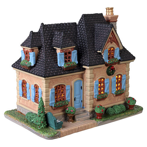 Dubois Residence beleuchtetes Gebäude Lemax Caddington Village 15x17x11 cm - 65548 4