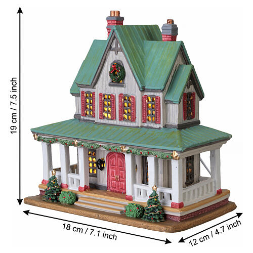 Copperhill Manor bâtiment éclairé Lemax Caddington Village 19,5x18,1x11,6 cm - 65549 3