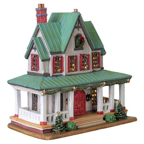 Copperhill Manor bâtiment éclairé Lemax Caddington Village 19,5x18,1x11,6 cm - 65549 4