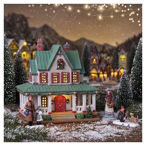 Copperhill Manor edificio illuminato Lemax Caddington Village 19x18x12 cm - 65549 2