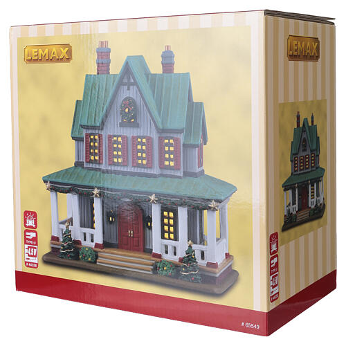 Copperhill Manor edificio illuminato Lemax Caddington Village 19x18x12 cm - 65549 7