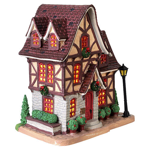Bosworth Residence beleuchtetes Gebäude Lemax Caddington Village 17x16x10 cm - 65550 4