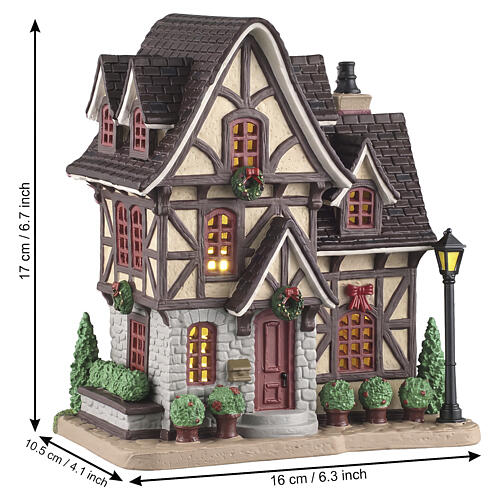 Bosworth Residence edificio illuminato Lemax Caddington Village 17x16x10 cm - 65550 2
