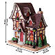 Bosworth Residence edifício iluminado Lemax Caddington Village 17x16x10 cm - 65550 s3