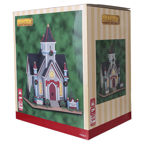 Spruce Valley Church beleuchtetes Gebäude Lemax Caddington Village 20x18x13 cm - 65553 7