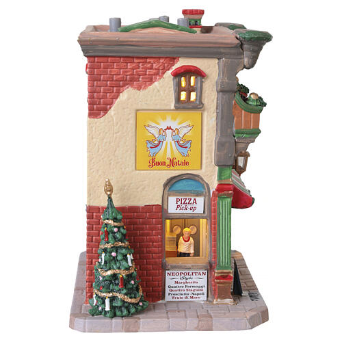 Mario's Pizzeria & Bistro beleuchtetes Gebäude Lemax Caddington Village 18x16x12 cm - 65554 5