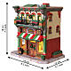 Mario's Pizzeria & Bistro edificio illuminato Lemax Caddington Village 18x16x12 cm - 65554 s3
