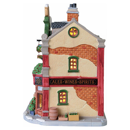The Trottin' Fox Pub beleuchtetes Gebäude Lemax Caddington Village 21x16x15 cm - 65555 6