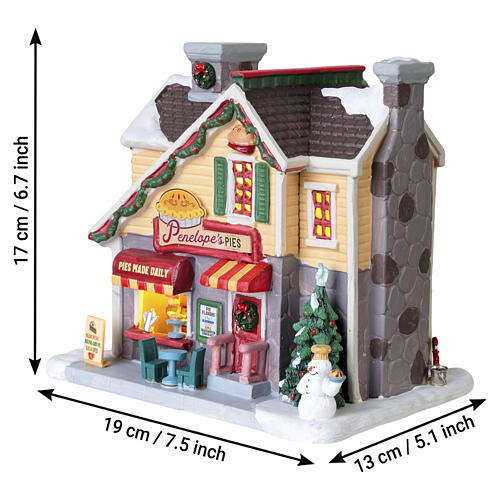 Penelope's Pies beleuchtetes Gebäude Lemax Caddington Village 17x19x13 cm - 65556 3