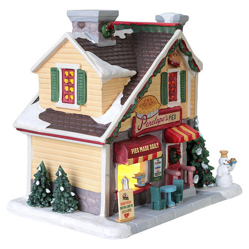 Penelope's Pies beleuchtetes Gebäude Lemax Caddington Village 17x19x13 cm - 65556 4