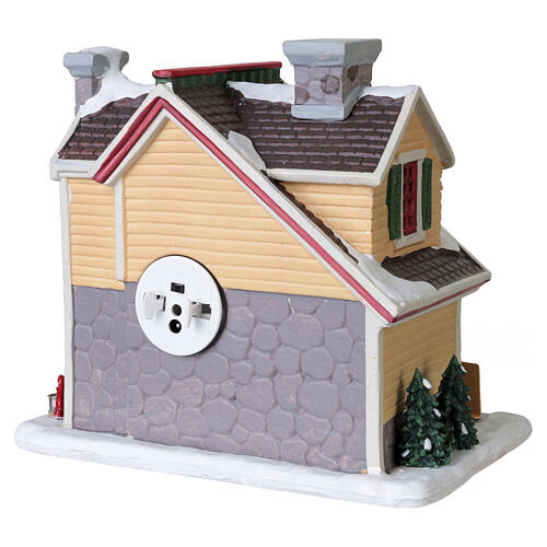 Penelope's Pies illuminated building by Lemax, Caddington Village, 6.9x7.5x5.1 in - 65556 5