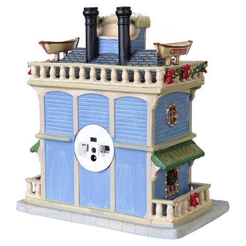 The Tackle House Seafood Restaurant beleuchtetes Gebäude Lemax Caddington Village 18x17x10 cm - 65558 5