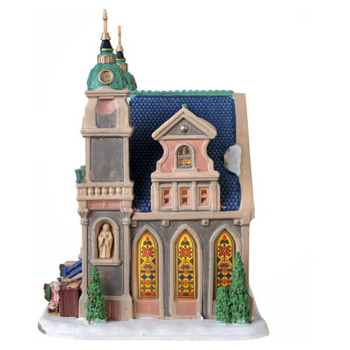 St.Stanislaus Cathedral beleuchtetes Gebäude Lemax Caddington Village 23x22x16 cm - 65559 4