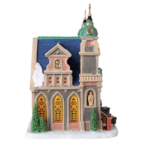 St.Stanislaus Cathedral beleuchtetes Gebäude Lemax Caddington Village 23x22x16 cm - 65559 6