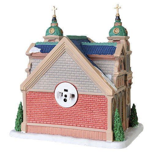 St.Stanislaus Cathedral edificio illuminato Lemax Caddington Village 23x22x16 cm - 65559 7