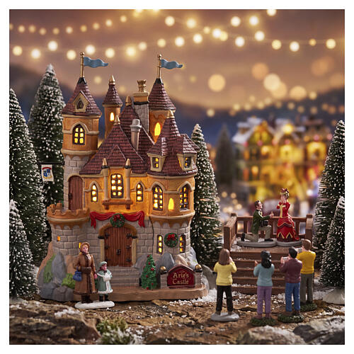 Arie's Castle beleuchtetes Gebäude Lemax Caddington Village 23x17x14 cm - 65561 2