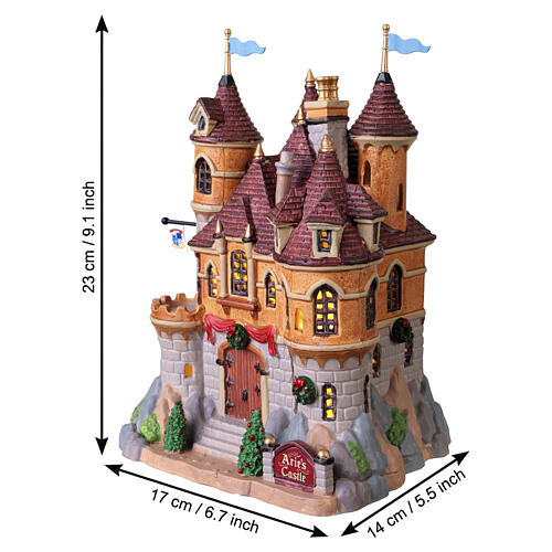 Arie's Castle edifício iluminado Lemax Caddington Village 23x17x14 cm - 65561 3