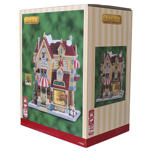 Father Christmas Gift Shop beleuchtetes Gebäude Lemax Caddington Village 20x18x13 cm - 65562 7