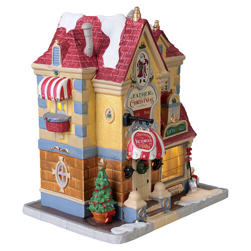 Father Christmas Gift Shop edificio illuminato Lemax Caddington Village 20x18x13 cm - 65562 4
